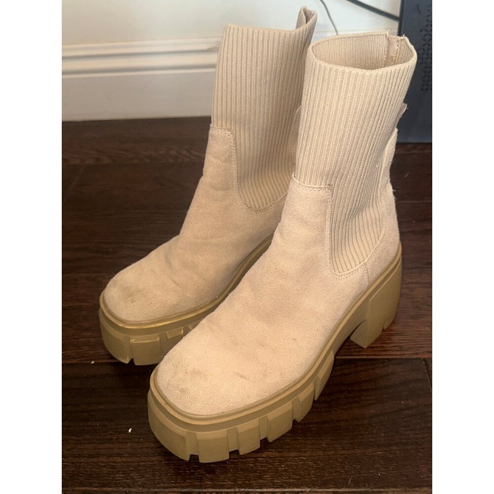 Steve Madden Liberti Sand Boots Platform - Picture 2 of 9